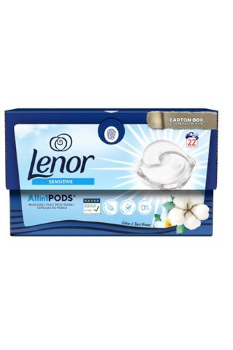 Lenor All in 1 sensitive kasle 22 ks