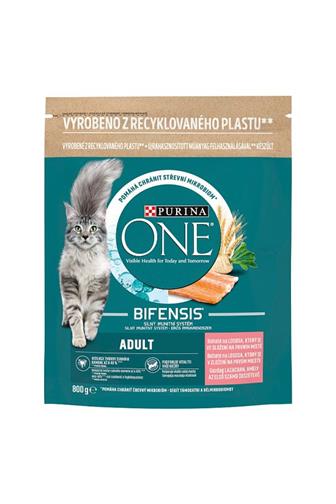 Purina One Adult losos 800 g