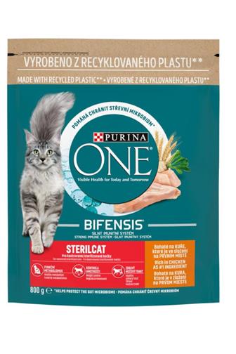 Purina One Adult steril. kuřecí 800 g