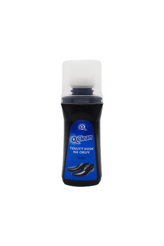 Q clean tekutý vosk na boty černý 75 ml