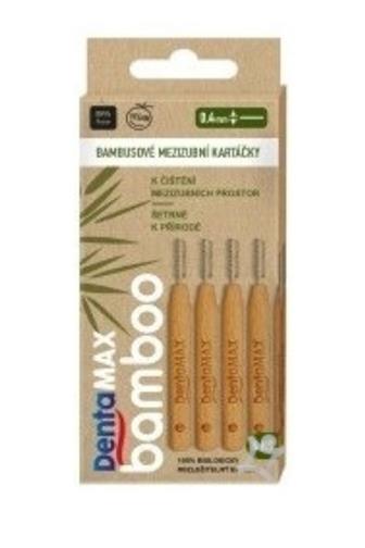 Dentamax bamboo mezizubní kartáčky rovné 0.4 mm 6 ks