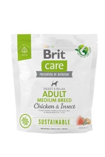 Brit Care dog Sustainable medium Chicken - Insect 1 kg