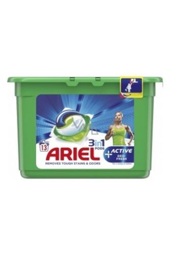 Ariel All in 1 +active deo fresh kapsle 12ks