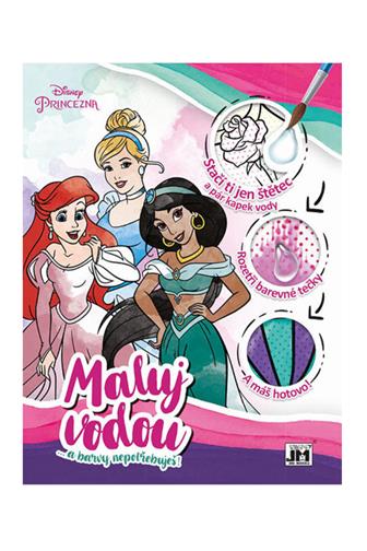 Maluj vodou A4 Princezny