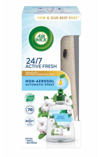 Air Wick Active Fresh Svěží bavlna strojek 228 ml