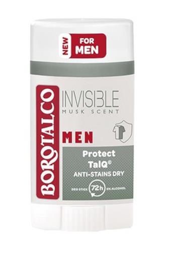 Borotalco men stick Invisible musk scent 40 ml