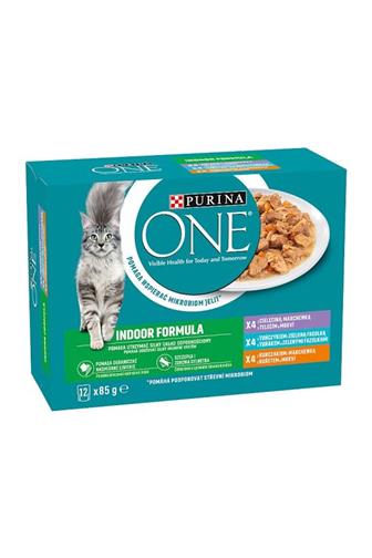 Purina One Indoor Formula mix 12 x 85 g
