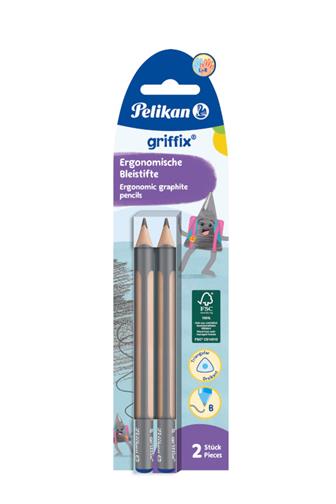Tužka B griffix ergonomická 2 ks