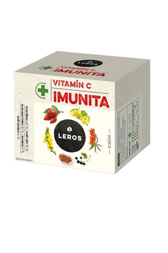 Leros Imunita čaj s vit.C šípek & rakytník 10 x 2 g