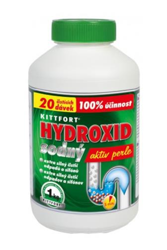 Kittfort Hydroxid sodný aktiv perle 0,5 kg
