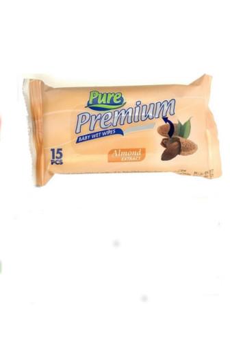 Pure Premium vlhčené ubrousky mix 15 ks