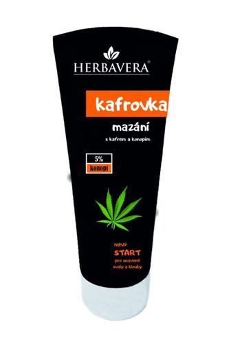 Herbavera Kafrovka mazání kafr/konopí 200 ml