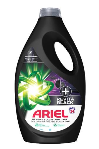 Ariel gel black plus prací prostředek 34 dávek 1,7 l