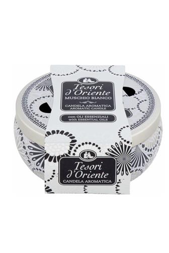Tesori d´Oriente Muschio bianco svíčka 200 g