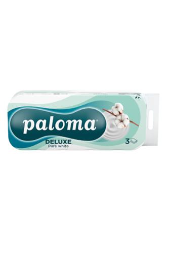 Paloma deluxe 3 vrstvý toaletní papír Pure White 10 ks