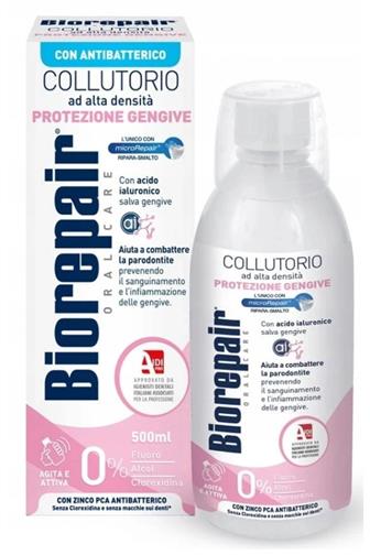 Biorepair antibakteriální ústní voda ochrana dásní 500 ml