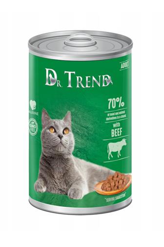 Dr.Trend cat hovězí v omáčce 400 g