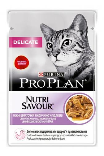 Purina ProPlan cat kapsička delicate krůta 85 g