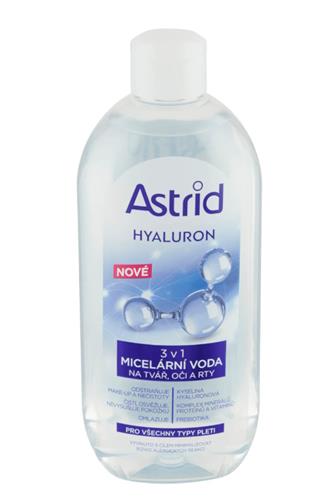Astrid Hyaluron micelár.voda 3v1 tvář/oči/rty 400 ml