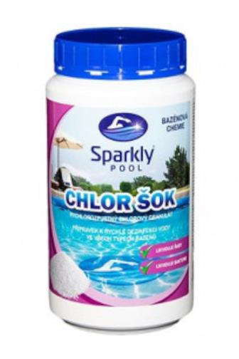 Sparkly Pool Chlor Šok 1 kg