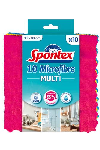 Spontex Multi mikro utěrky 30 x 30 cm 10 ks