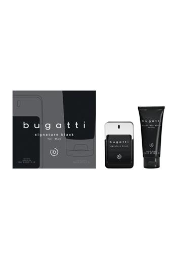 Bugatti Signature black EdT 100 ml + sprchový gel 200 ml