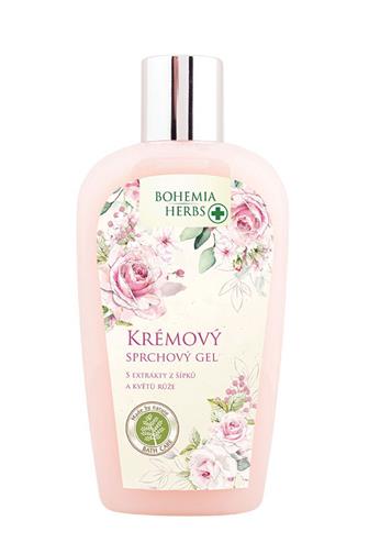 Bohemia Herbs růže krémový sprchový gel 250 ml