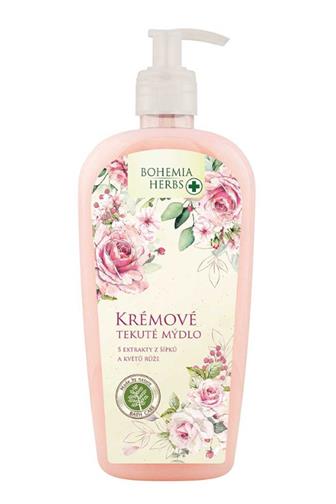 Bohemia Herbs růže tekuté mýdlo 300 ml