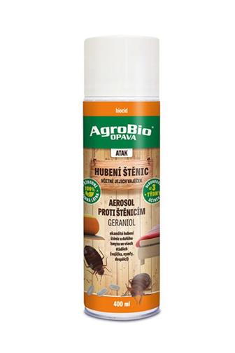 Agrobio Atak sprej proti štěnicím a švábům včetně vajíček 400 ml