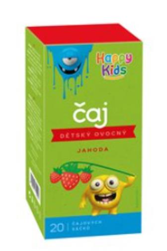 Happy kids dětský ovocný čaj Jahoda 20 x 2 g