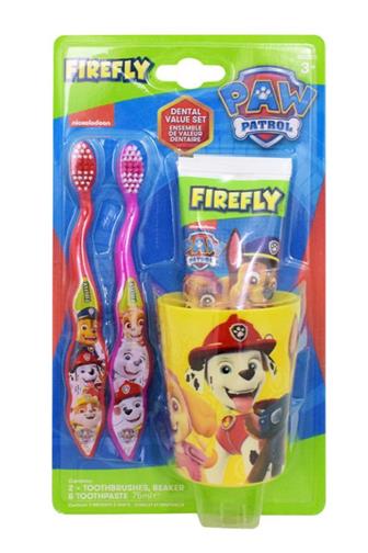 Firefly Paw Patrol dětská zp 75ml+ kelímek + zubní kartáček 2 ks  
