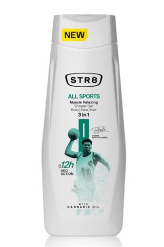STR8 All Sport Relaxing cannabis oil 3v1 sprchový gel 400 ml