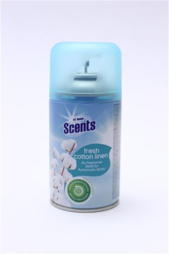 AT Home Scents osvěžovač vzduchu Fresh Cotton Linen náhradní náplň 250 ml 