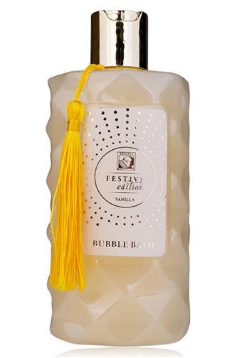 Festive pěna do koupele se střapcem vanilla 330 ml