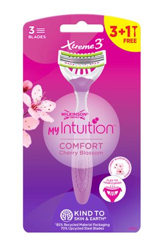 Wilkinson My Intuition Comfort cherry blossom 3+1