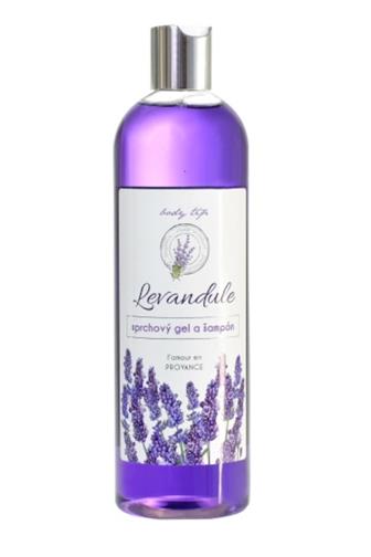 Vivaco Body Tip Levandule sprchový gel a šampon 500 ml