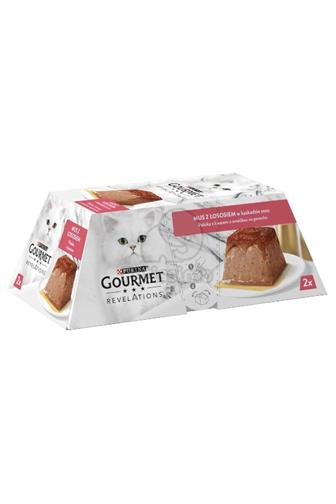 Purina Gourmet Revelations paštika s lososem 2 x 57 g