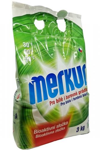 Merkur na bílé i barevné prádlo 3 kg