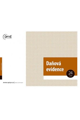 Optys daňová evidence 24 listů 1001 A4 