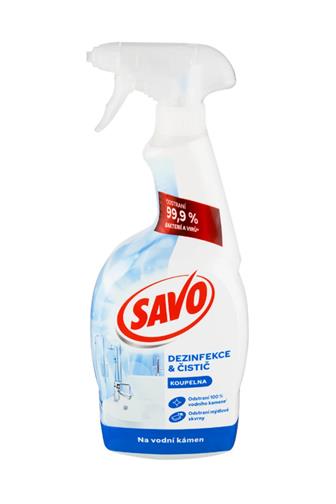 Savo Dezinfekce & čistič na koupelnu sprej 700 ml