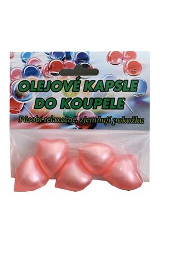 Olejové kapsle do koupele Atlantic srdíčka 5 ks