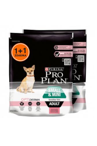 ProPlan small mini losos 700 g 1+1