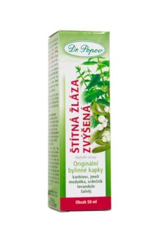 Dr.Popov Štítná žláza zvýšená 50 ml