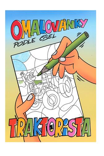 Omalovánky podle čísel traktorista A4