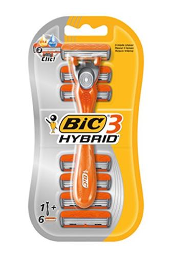 Bic3 hybrid holící strojek +6 náhrad