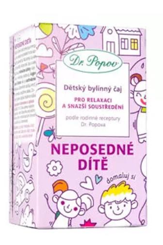 Dr. Popov Neposedné dítě dětský byliný čaj 20 x 1.5 g