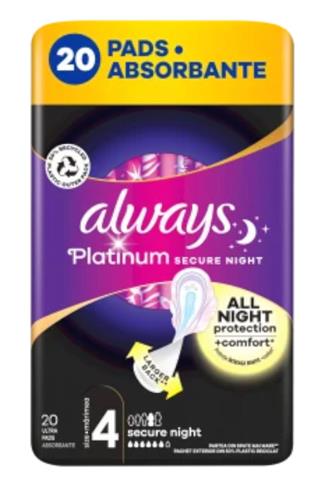 Always Platinum secure all night ultra 4 20 ks