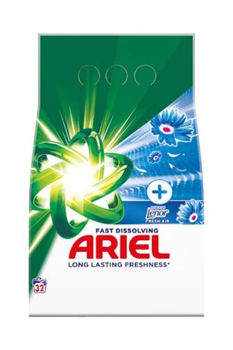 Ariel Plus s lenorem fresh air prací prášek 32 dávek 1,76 kg
