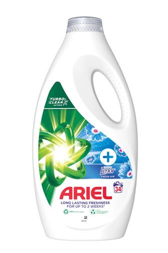 Ariel gel plus s lenorem fresh air 34 dávek 1,7 l