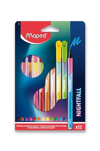 Maped fixy Nightfall Teens 12 ks